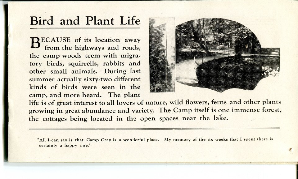 Camp Gray Brochure 1923 -5